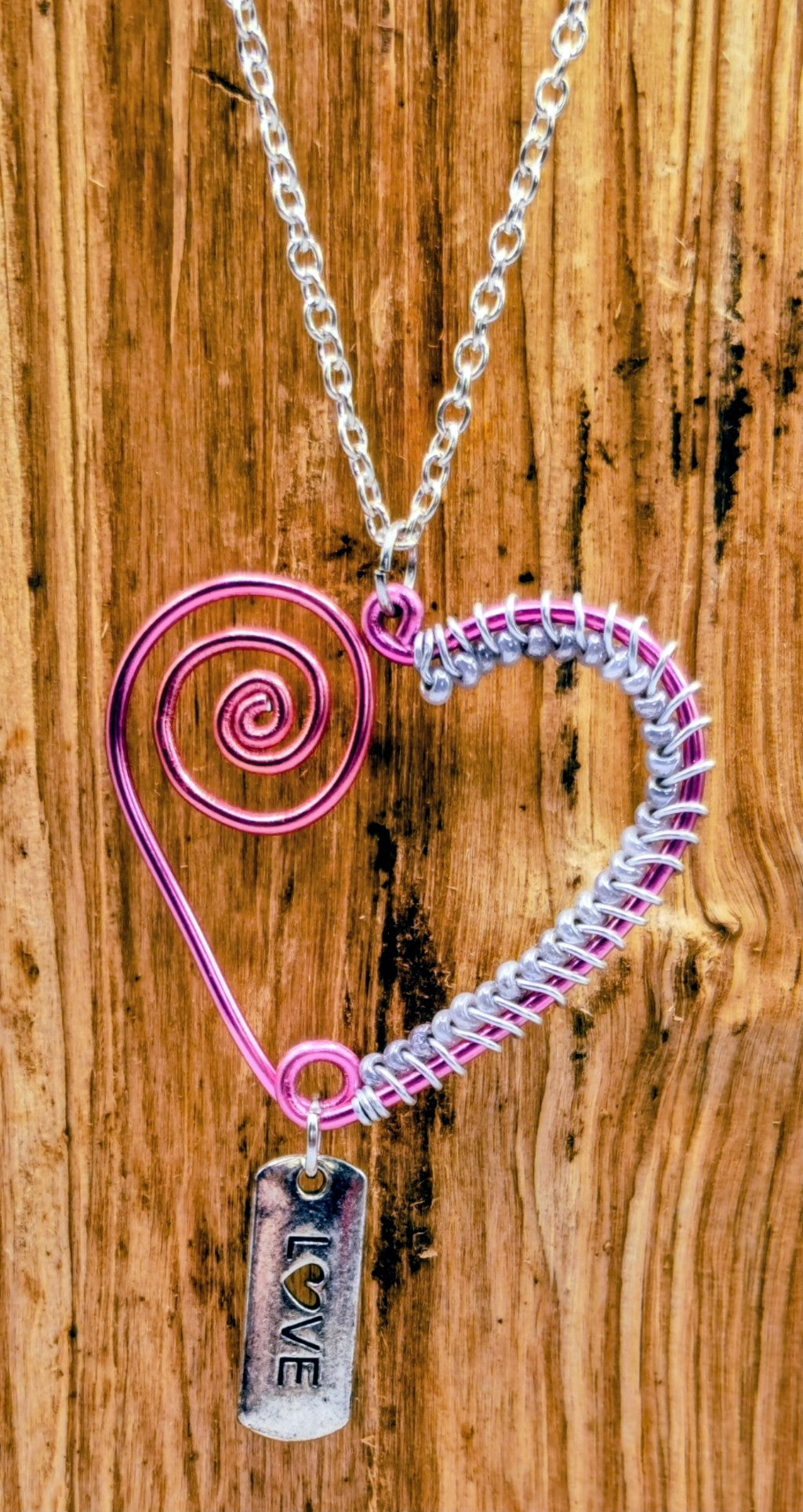 Love word pendant