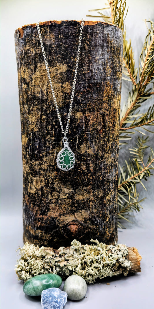 Green wrap pendant