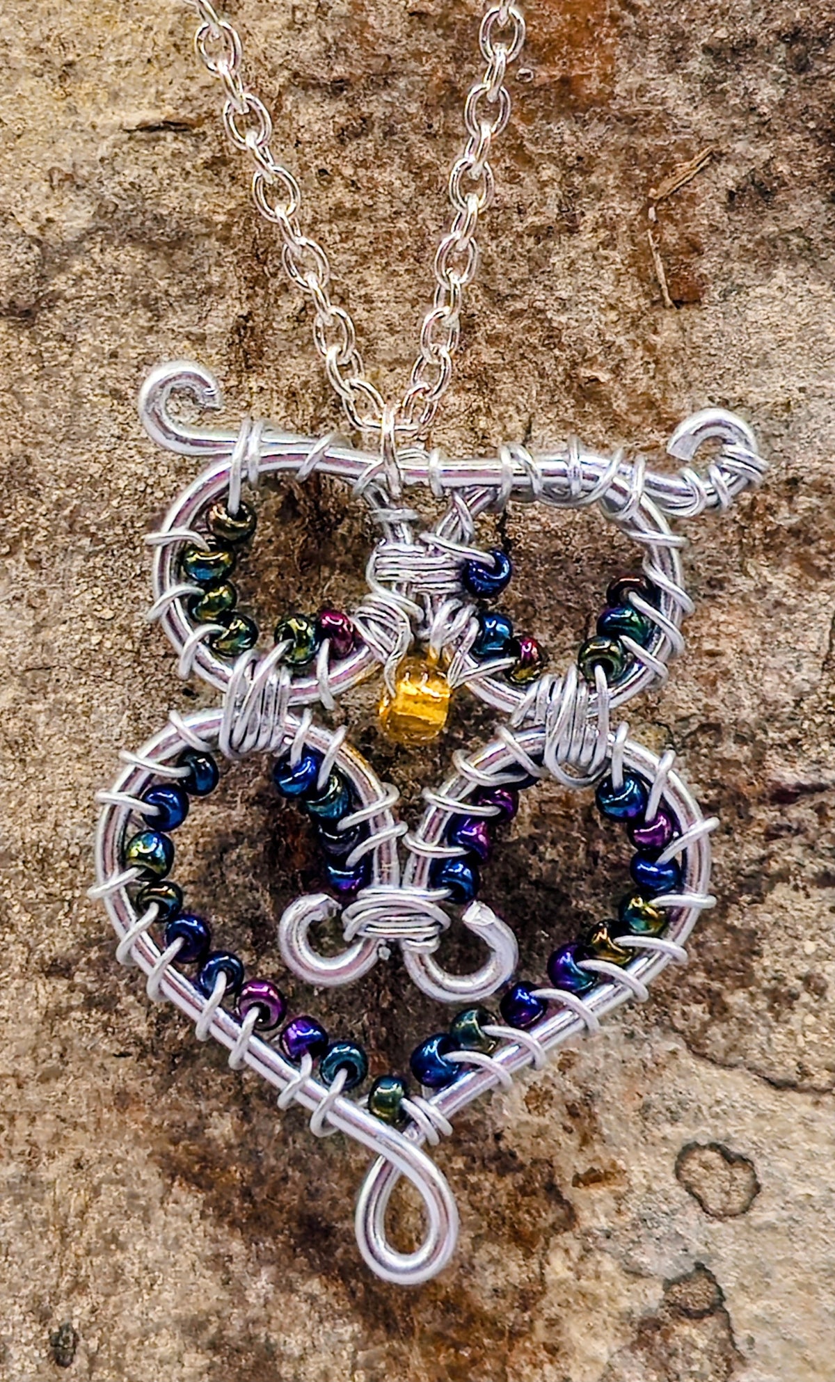 Silver Owl pendant