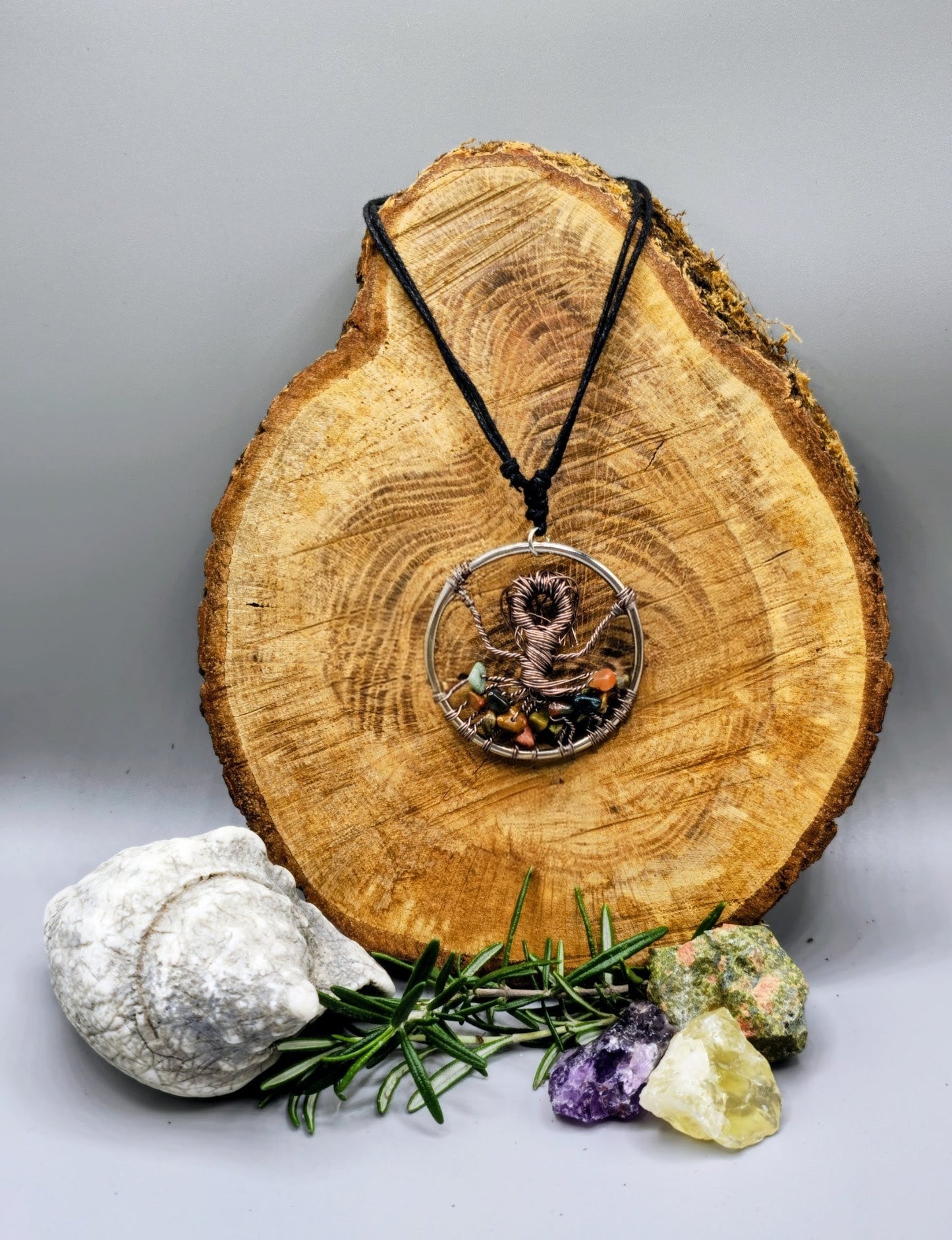 Witch goddess pendant