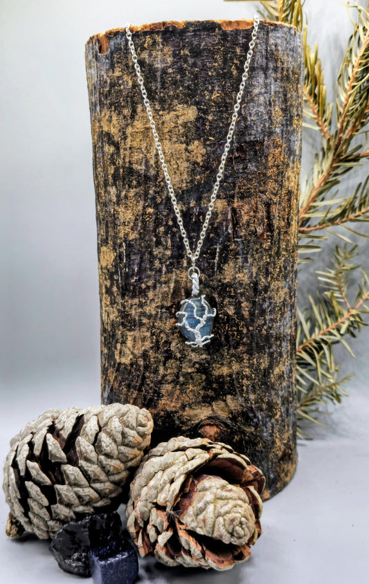 Labradorite tree pendant