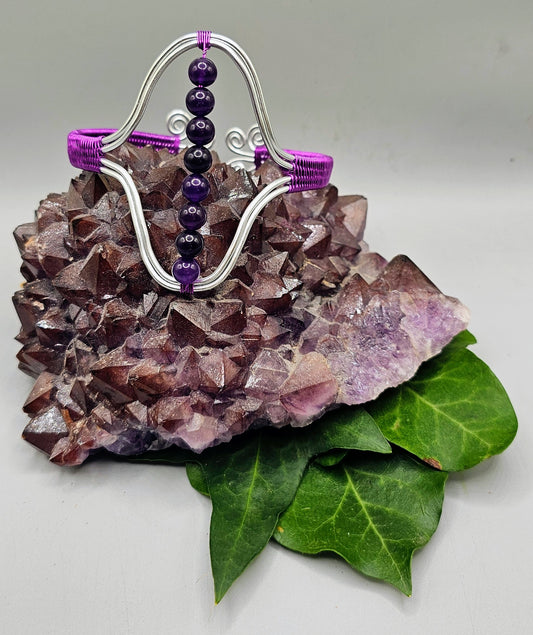 Purple Burst Cuff