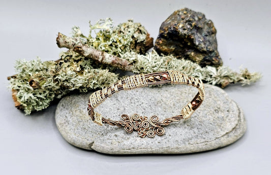 Pastel Brown Butterfly Bracelet