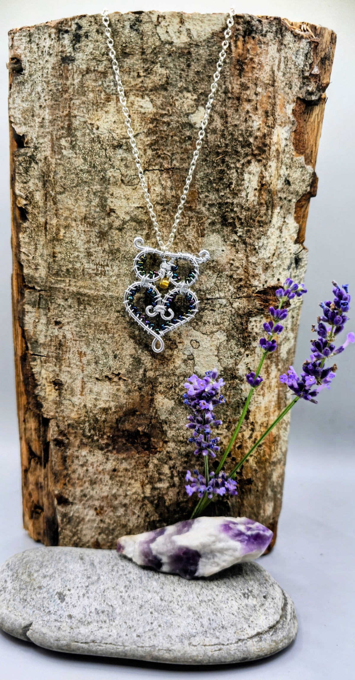 Silver Owl pendant